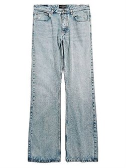 Прямые брюки Balenciaga с низкой посадкой из японского твила, с пятью карманами и пятью шлевками для ремня 11011619