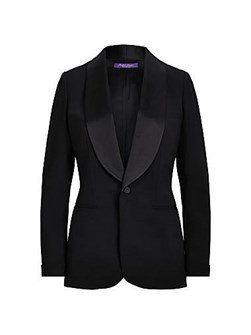 COLLECTION Ralph Lauren Жакет Sawyer из шерсти и шелка с классическими лацканами, Ralph Lauren COLLECTION, Италия 11017292