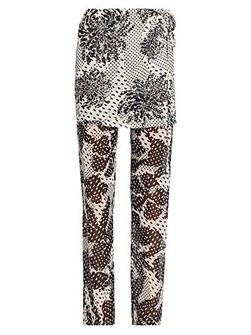 Шёлковые брюки-юбка с завязками Pritty от Dries Van Noten с цветочным принтом, 100% шёлк 11013697