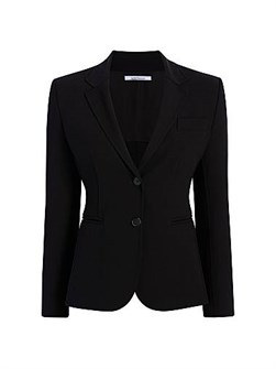 Another Tomorrow Укороченный пиджак Doppio из ультратонкой мериносовой шерсти, 96% содержимого – шерсть, производство – Италия 11013147