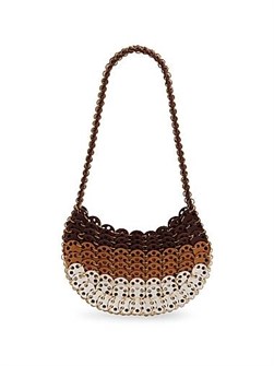 Paco Rabanne Кожаная сумка с плечевым ремешком, весом 260 г, из кожи и стали 11017346