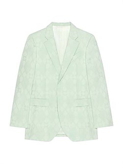 Givenchy Жакет Slim Fit из жаккардовой ткани с монограммой, 100% шерсть, произведено в Италии 11027050