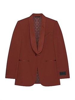 Приталенный шерстяной жакет со структурированным сатиновым воротником от Givenchy, Италия 11027124