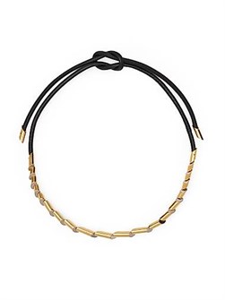 Lanvin Кожаный ремень Sequence с плетением и золотыми и палладиевыми деталями, изготовленный в Италии 11010707