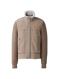 Шерстяная куртка Jonathan с меховой отделкой от Mackage, с воротником-стойкой и карманами на молнии 11012751