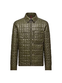 Утепленная графической стеж?ой куртка Madiere от Moncler, полиэстер, карманы на молнии 11016523