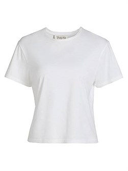 Футболка His Jersey Crewneck из мягкого джерси от Twp с короткими рукавами, 69% хлопка, 19% лиоцелла, 12% конопли 11011872