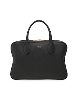 Ferragamo Средняя кожаная сумка Stella с двумя ручками и съемным регулируемым ремешком 11016394