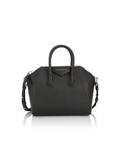 Givenchy Мини-сумка Antigona из зернистой козьей кожи с основным отделением и регулировочным ремешком 11016623