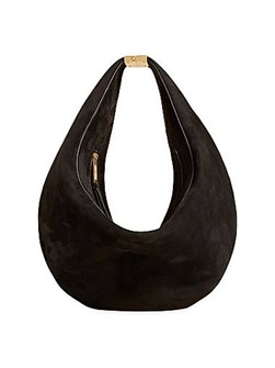 Khaite Компактная кожаная сумка Olivia с верхней ручкой и молнией, размеры 32 см x 15 см x 16,5 см 11019517