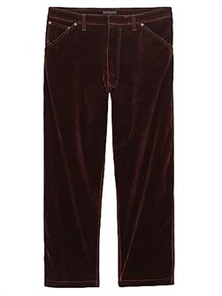 Велюровые джинсы Prada с необработанными краями, свободный крой, размер M 11030232