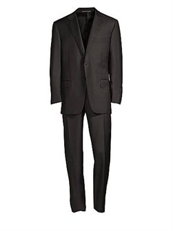 Canali Костюм из шелково-хлопкового материала Regular-Fit с двумя пуговицами, Италия 11017941