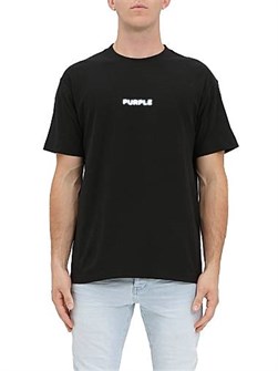 Футболка из 100% хлопка Purple с логотипом, прямого кроя, короткий рукав 11008877