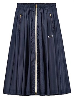 Юбка Prada из переработанного нейлона Light Re-Nylon с эластичным поясом и карманами на молнии 11015851