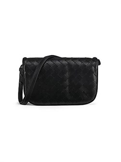 Bottega Veneta Кожаная сумка Puff Pouch с плетением Intrecciato на ремешке, 23 см x 15 см x 5 см 11019993