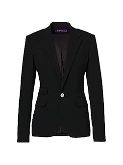 Жакет из шерсти Iconic Style Parker от COLLECTION Ralph Lauren с шелковой подкладкой и накладными карманами 11017271