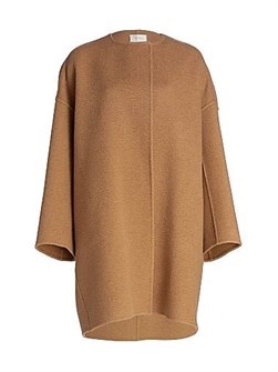 The Row Открытый жакет Verlain из элитной камелиевой шерсти с длинными рукавами и минималистичным дизайном, произведенный в Италии 11009793