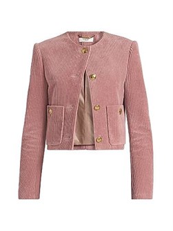 Chloe Corduroy Cropped Jacket 11025825