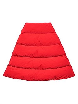 Миди юбка-пуховик из матового технического твила с облегающим кроем от Balenciaga, производство Италия 11015379