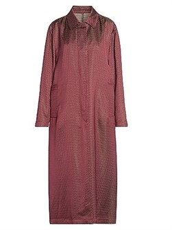 Пальто Raltonas с классическим горохом и расклешенным воротником от Dries Van Noten, 100% вискоза 11013922