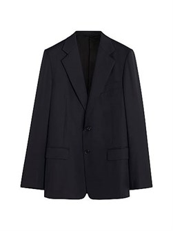 Однобортный пиджак с клапанными карманами из 100% шерсти с купро подкладкой от Lanvin, Италия 11023583