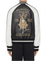 Молодежная кожаная куртка Varsity с вышивкой люстры и змеи, Givenchy, Италия 11027108