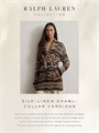 COLLECTION Ralph Lauren Кардиган с шалевым воротником из шелка и льна, 43% шелка, тусклый оттенок, длинные рукава 11010240