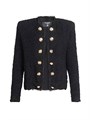 Balmain Spencer Tweed Collarless Jacket 11012654