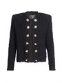 Balmain Spencer Tweed Collarless Jacket 11012654
