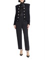 Balmain Spencer Tweed Collarless Jacket 11012654