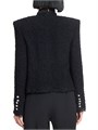 Balmain Spencer Tweed Collarless Jacket 11012654