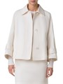 Akris Alia Cotton &amp,amp, Silk Trench Jacket 11019626