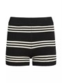 Милые кружевные шорты со средней посадкой Kel от Ser.O.Ya, полосатые, 60% полиэстер, 40% вискоза 10042797