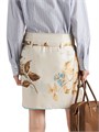 Prada Printed Silk Twill Mini Skirt 11008894