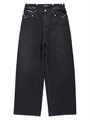Унисекс джинсы Baggy Pierced от Balenciaga из мягкого денима большого размера, произведены в Италии 11024550