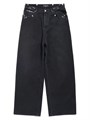 Унисекс джинсы Baggy Pierced от Balenciaga из мягкого денима большого размера, произведены в Италии 11024550