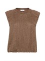 Жилет из шелка и льна с эластичным подолом Diamond от Brunello Cucinelli, Италия 11015609
