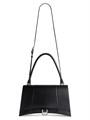 Balenciaga Сумка Hourglass с верхней ручкой из гладкой телячьей кожи, размером 30 х 17 х 10 см, с регулируемым ремнем 11008771