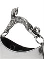 Lanvin Сумка Hobo из металлической кожи с декоративной ручкой в виде кошки, 10.2 , x 7.6 , x 2.7 , 11012668