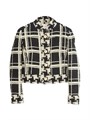 Valentino Garavani Caban in Macro Check Tweed 11025524