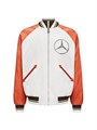 Moncler Genius Реверсивная сатиновая куртка-бомбер Moncler x Mercedes-Benz by Nigo Satet с логотипами и карманами 11010361