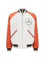 Moncler Genius Реверсивная сатиновая куртка-бомбер Moncler x Mercedes-Benz by Nigo Satet с логотипами и карманами 11010361