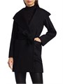 Max Mara Rialto Camel Hair Hooded Wrap Coat 11018279