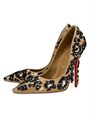 Туфли Christian Louboutin Miss Z Lameleo с вышивкой и каблуком высотой 120 мм 11010264