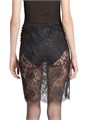 Saint Laurent Wrap Pencil Skirt in Lace 11017971