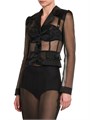 Dolce &amp, Gabbana Marquisette Sheer Single-Breasted Jacket 11030564