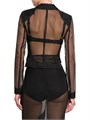 Dolce &amp, Gabbana Marquisette Sheer Single-Breasted Jacket 11030564