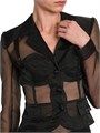 Dolce &amp, Gabbana Marquisette Sheer Single-Breasted Jacket 11030564