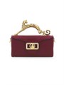 Lanvin Сумка Nano Pencil Cat из натуральной кожи с фигурной ручкой, 19x9x6 см, съемным ремешком 11012378