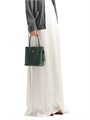 Prada Long Pleated Satin Skirt 11008135